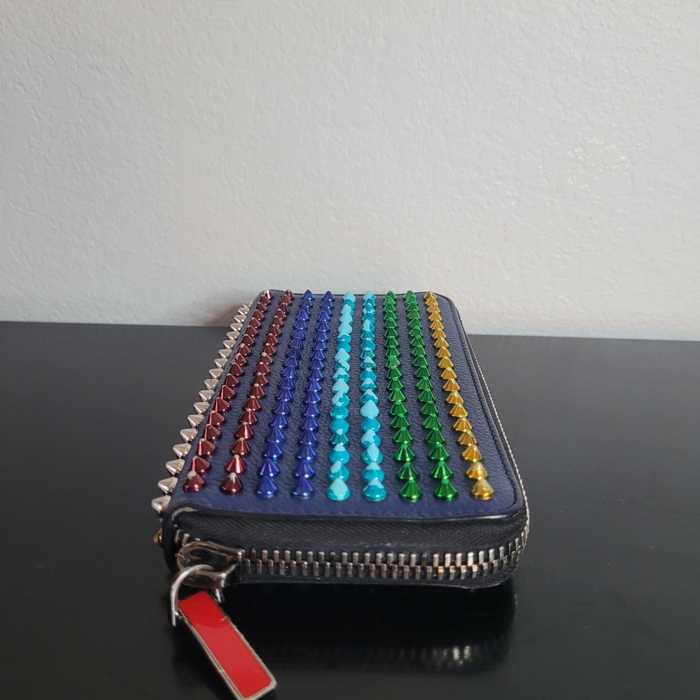 Christian Louboutin Panettone Long Wallet Multicolor Studs - Picture 5 of 15